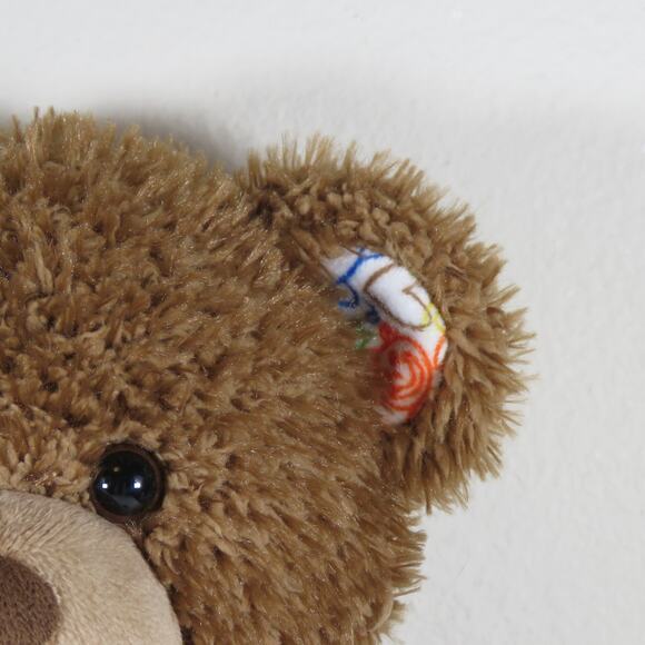 Build A Bear Plush Teddy with Heart Patch & Patterned Paws 2020 Stuffed Animal - Picture 7 of 13